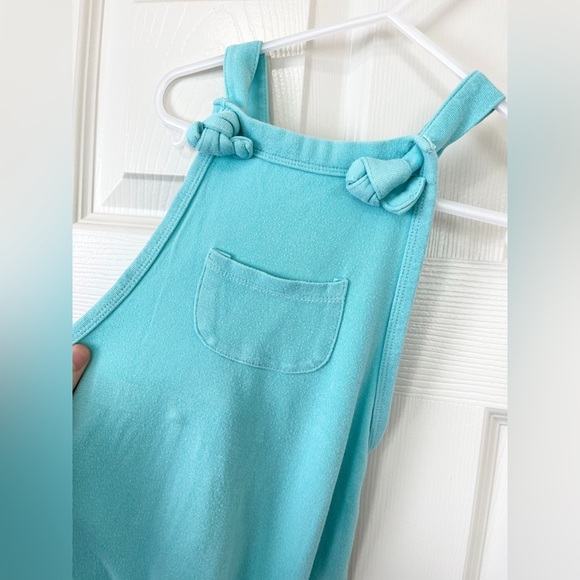 Kyte BABY Blue Overalls Lightweight with Tie Straps - Picture 2 of 2